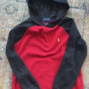 Polo by Ralph Lauren Red and Black Kids Hoodie